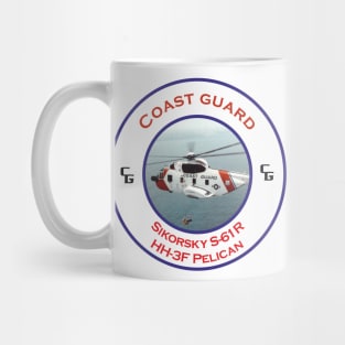 US Coastguard search and rescue Helicopter, Mug